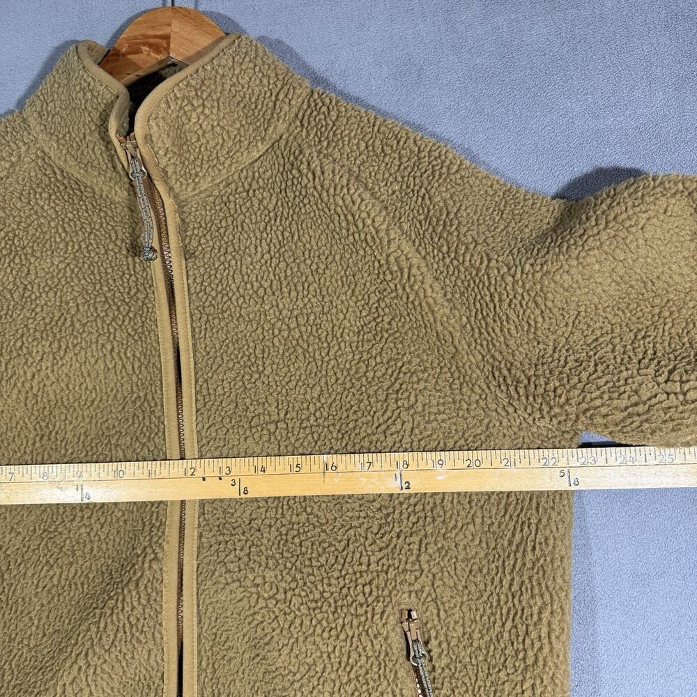 Fjallraven Vardag Pile Fleece Jacket Womens M Buckwheat Brown Full Zip Hiking - Picture 6 of 7
